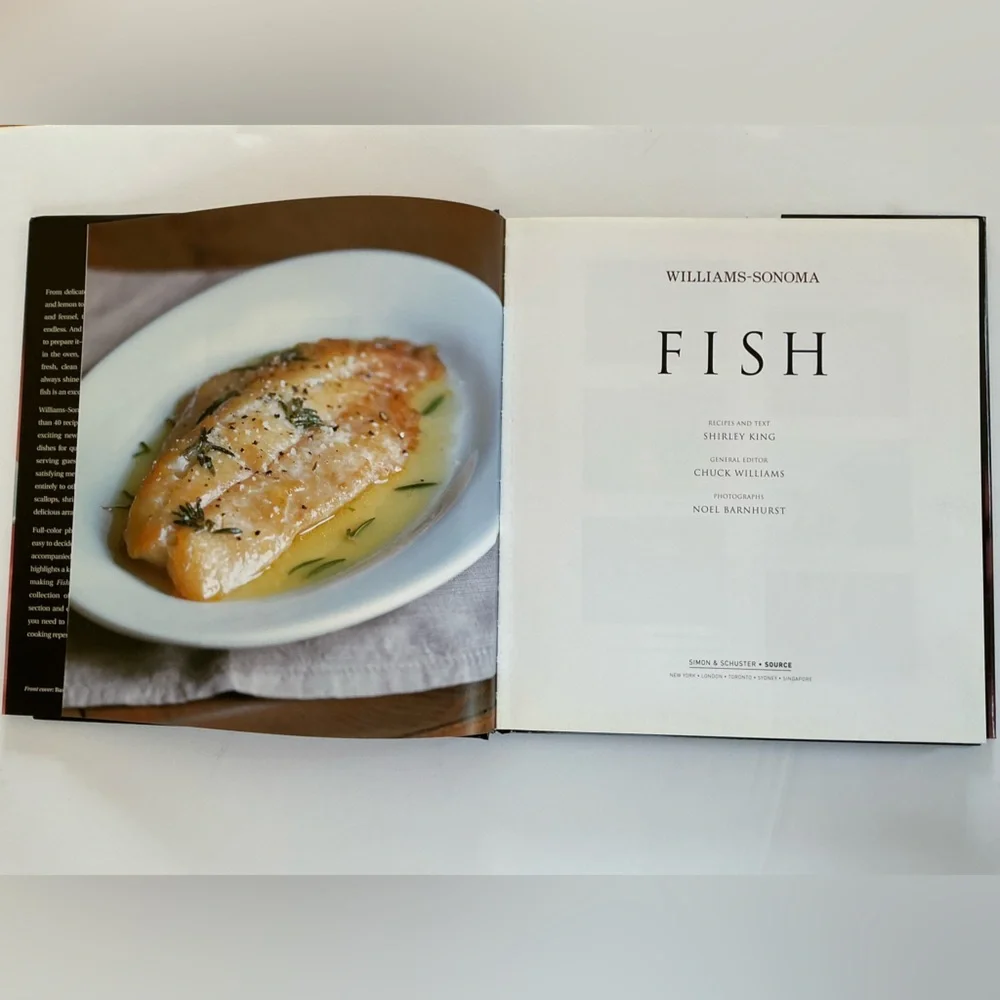 Williams-Sonoma Collection: Fish Cookbook HardCover Recipe Book